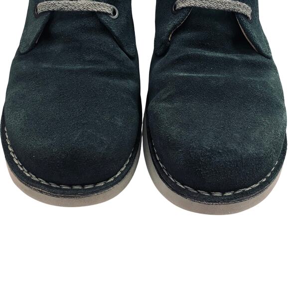 Samuel Hubbard Navy Nubuck‎ Leather Shoe Sneaker Mens US 8.5 EU 42-Hubbard Free - Picture 4 of 10